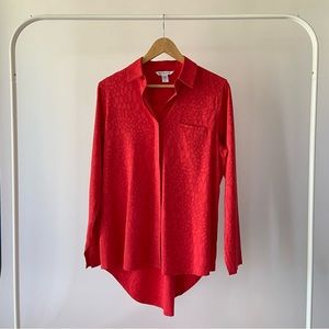 Athleta Women's Urbanite Textured Top Button Down Shirt